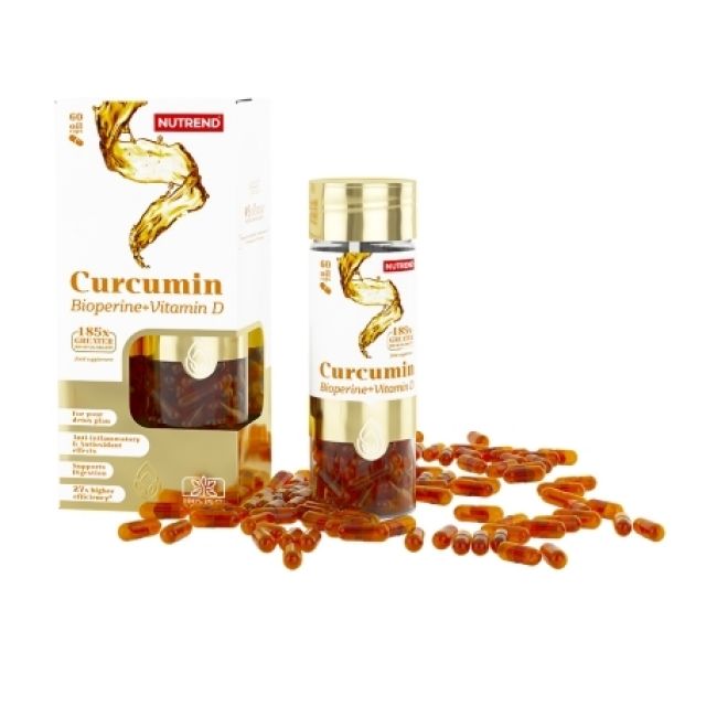 Nutrend  CURCUMIN + BIOPERINE + VITAMIN D 60 kapslí