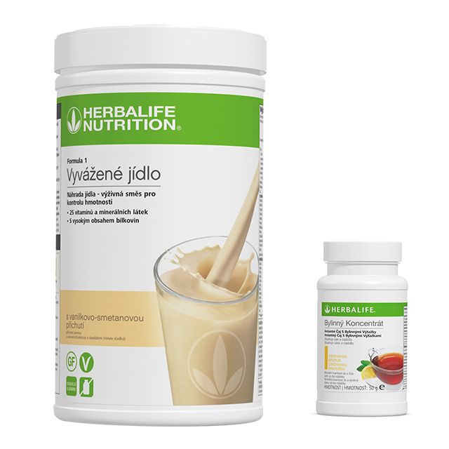 Herbalife sada Formula 1 - 780g a Bylinný koncentrát 51g