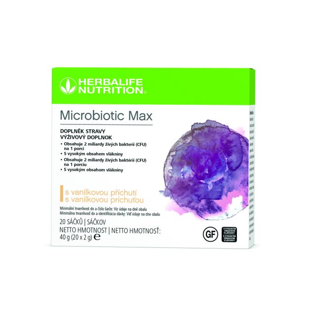 HERBALIFE Microbiotic Max Vanilka 20 x 2 g